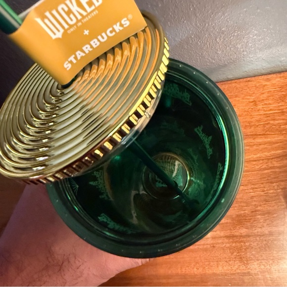 Starbucks Wicked Emerald City Green with Gold Tumbler NEW - Picture 6 of 6